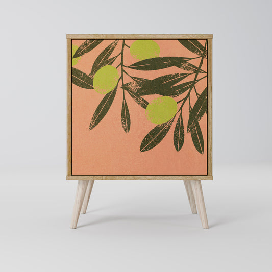 JUICY OLIVES 1-Door Sideboard in Oak Effect