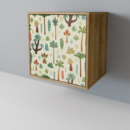 PALM SPRING 1-Door Sideboard in Oak Effect