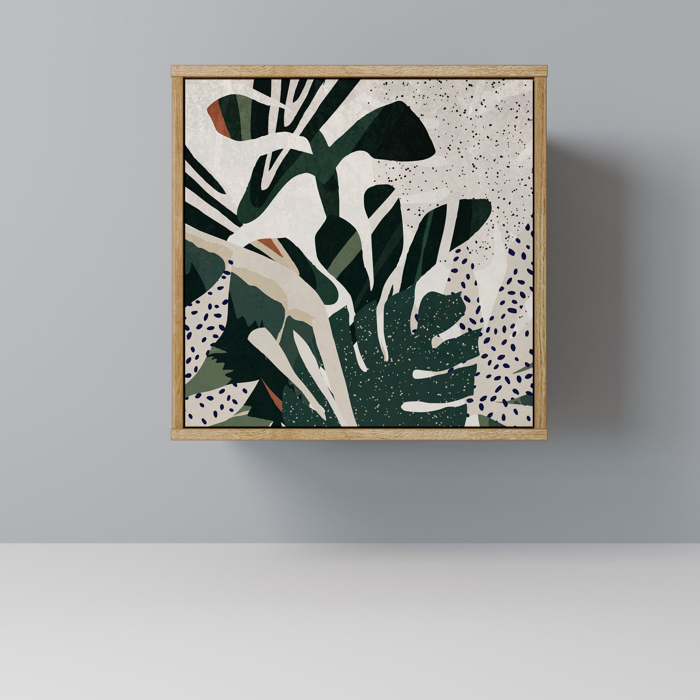 VERDURE FORMATION 1-Door Sideboard in Oak Effect