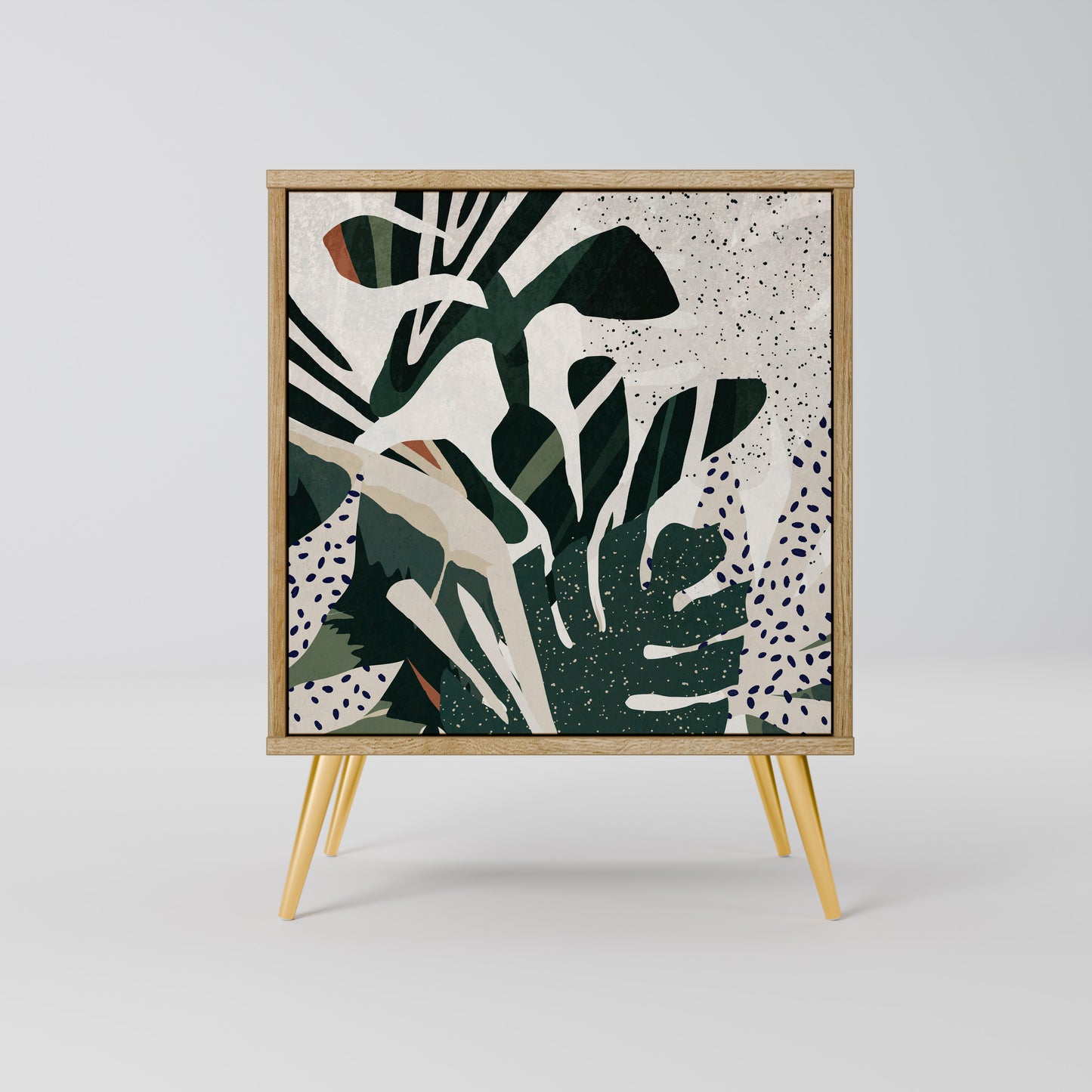 VERDURE FORMATION 1-Door Sideboard in Oak Effect