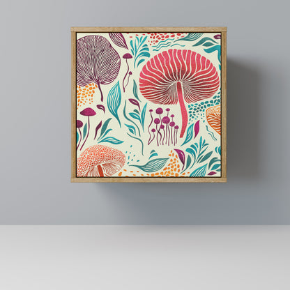 FUNGUS FANTASY 1-Door Sideboard in Oak Effect