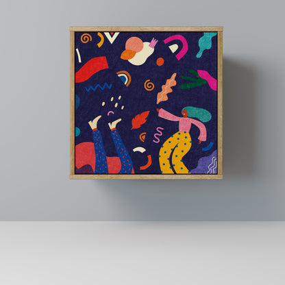 FESTIVE PLEASURES 1-Door Sideboard in Oak Effect