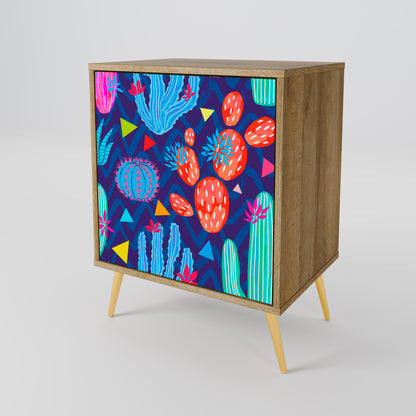 CACTUS VIBES 1-Door Sideboard in Oak Effect