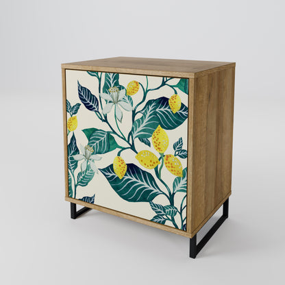 LEMON TREE 1-Door Sideboard in Oak Effect