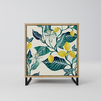 LEMON TREE 1-Door Sideboard in Oak Effect