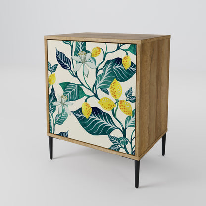 LEMON TREE 1-Door Sideboard in Oak Effect