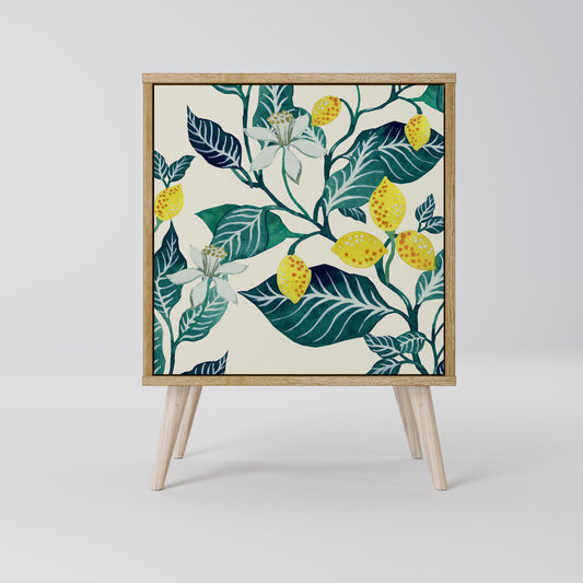 LEMON TREE 1-Door Sideboard in Oak Effect