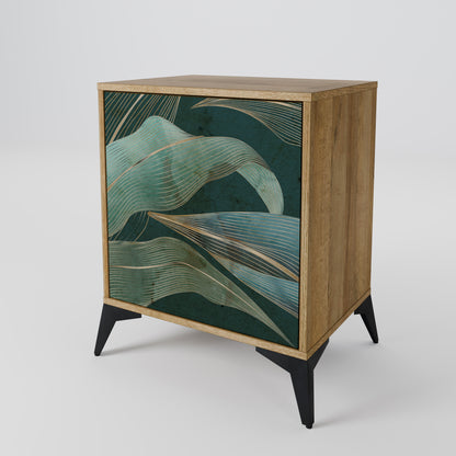 ROYAL GREEN 1-Door Sideboard in Oak Effect