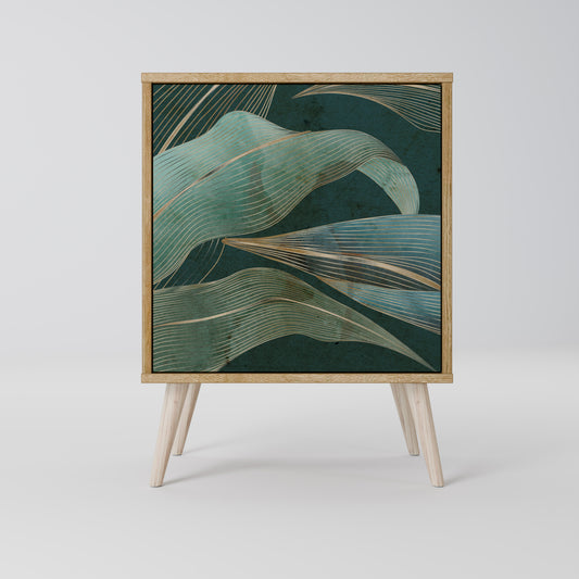 Credenza a 1 anta ROYAL GREEN effetto rovere