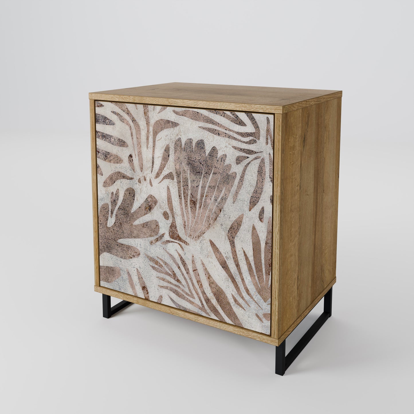Credenza PASSING TIME a 1 anta effetto rovere