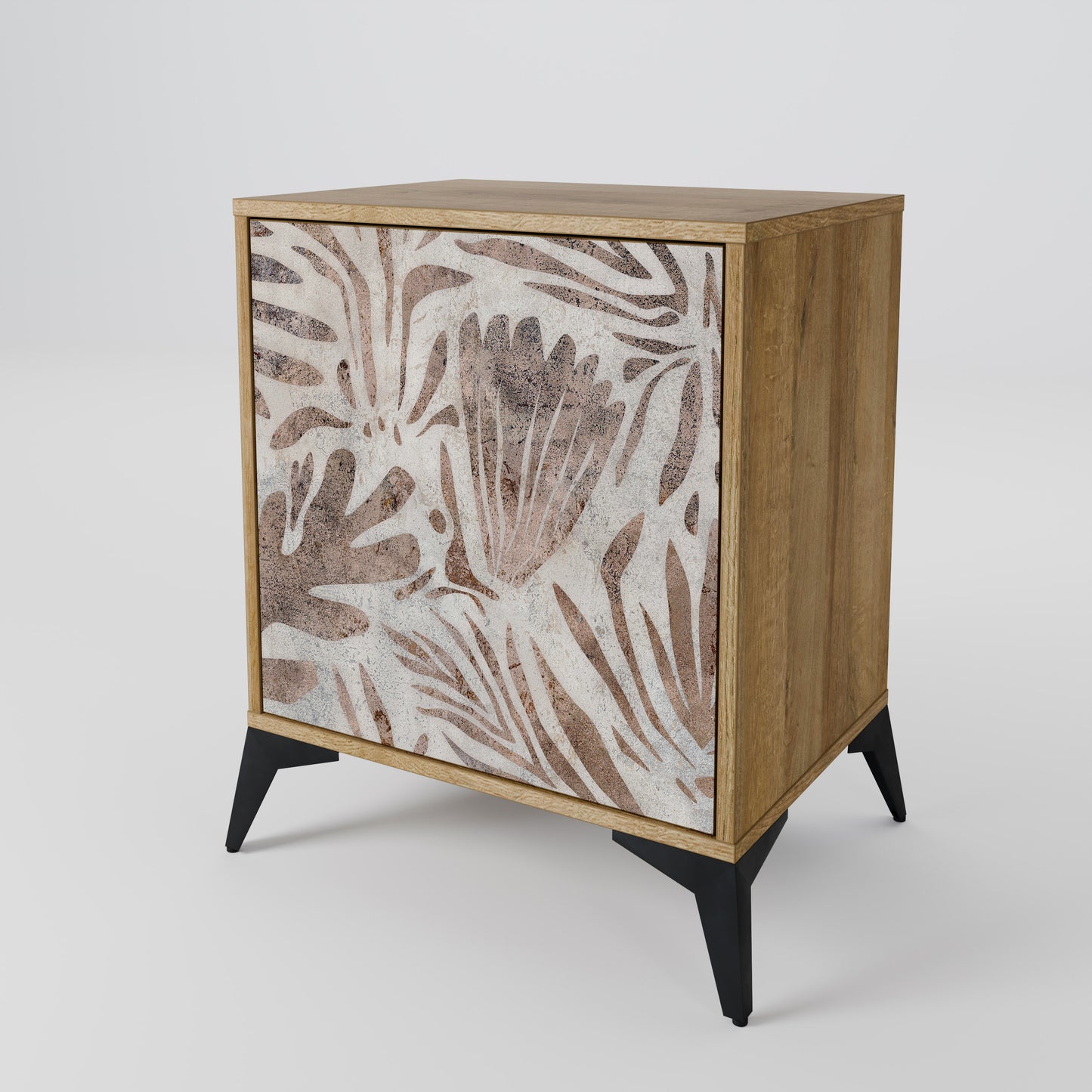 Credenza PASSING TIME a 1 anta effetto rovere