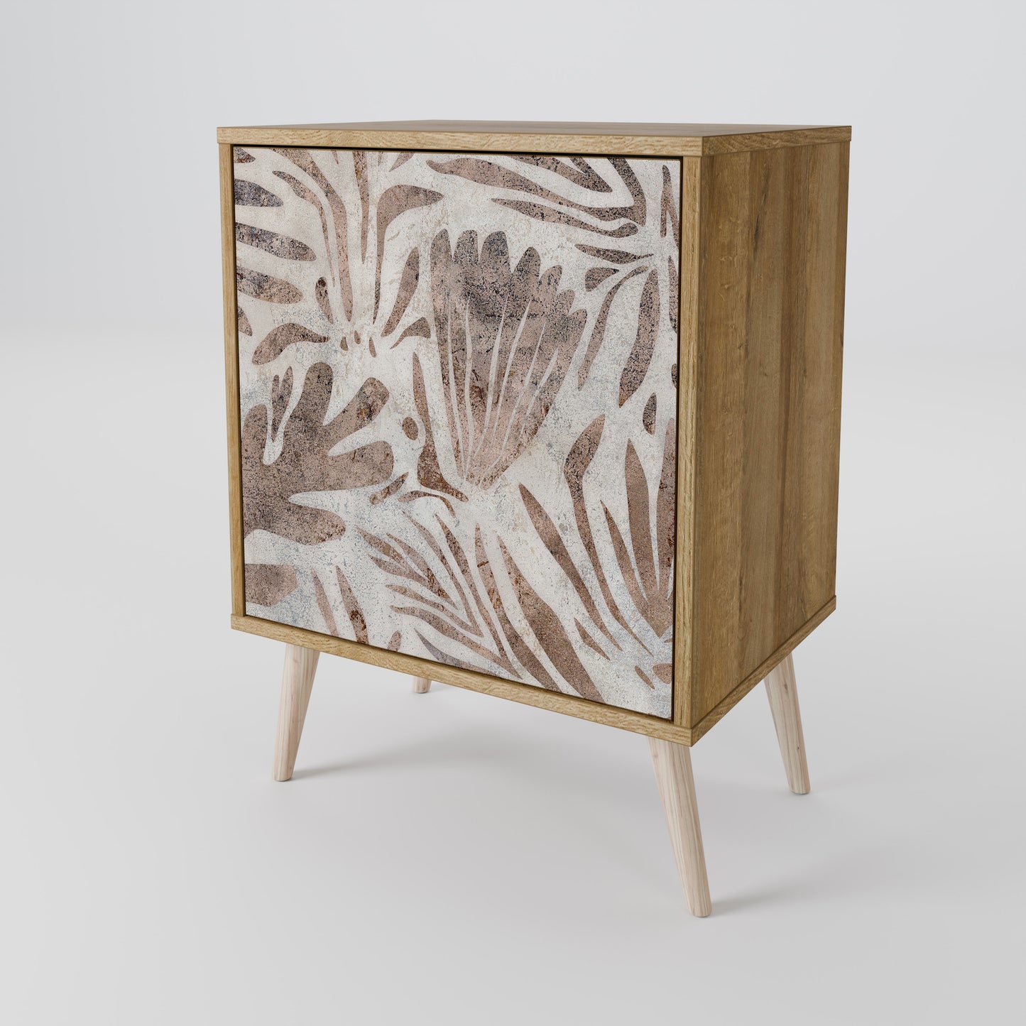 Credenza PASSING TIME a 1 anta effetto rovere