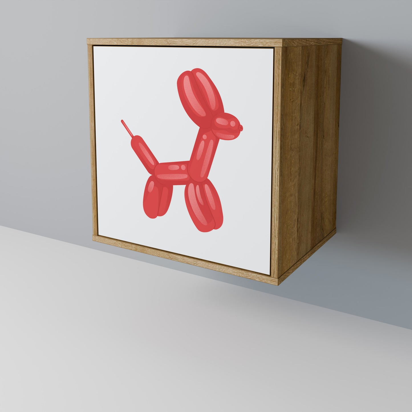 Credenza a 1 anta CHILDHOOD MEMORY effetto rovere