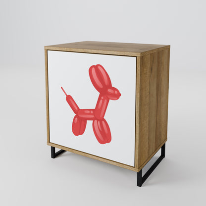 Credenza a 1 anta CHILDHOOD MEMORY effetto rovere