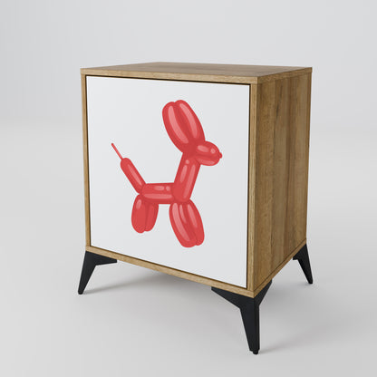 Credenza a 1 anta CHILDHOOD MEMORY effetto rovere