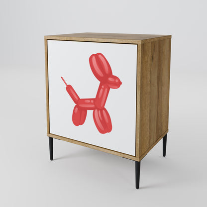 Credenza a 1 anta CHILDHOOD MEMORY effetto rovere