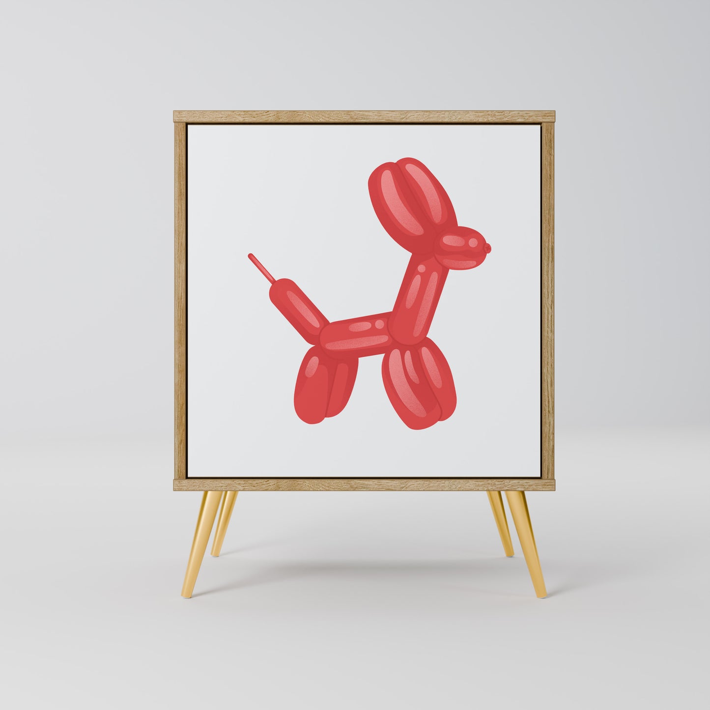 Credenza a 1 anta CHILDHOOD MEMORY effetto rovere