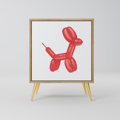 Credenza a 1 anta CHILDHOOD MEMORY effetto rovere