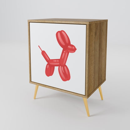 Credenza a 1 anta CHILDHOOD MEMORY effetto rovere