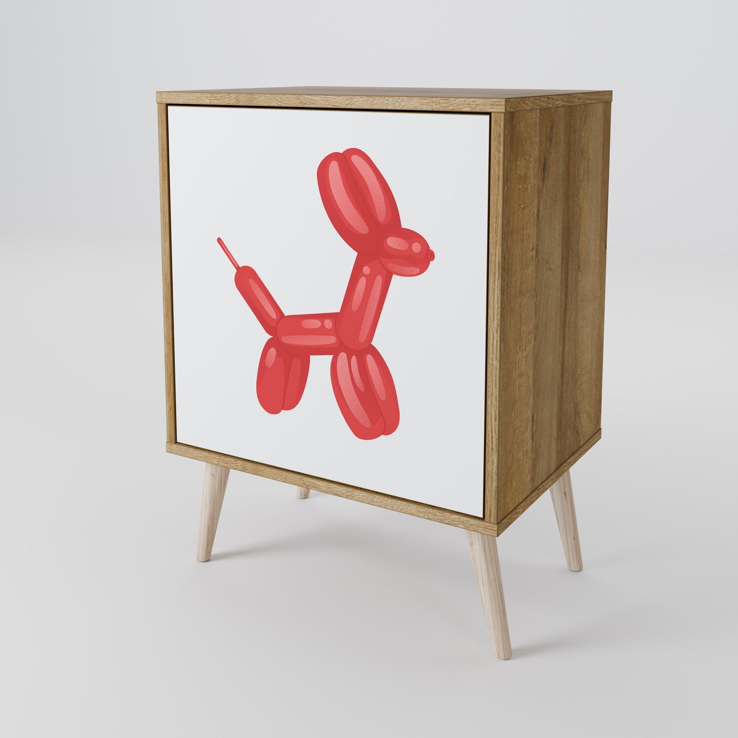 Credenza a 1 anta CHILDHOOD MEMORY effetto rovere