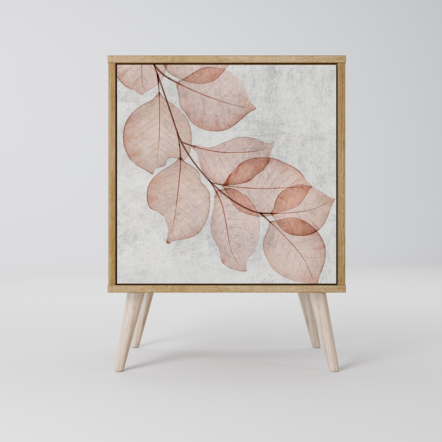 AUTUMN FRAGILITY Madia a 1 anta effetto rovere