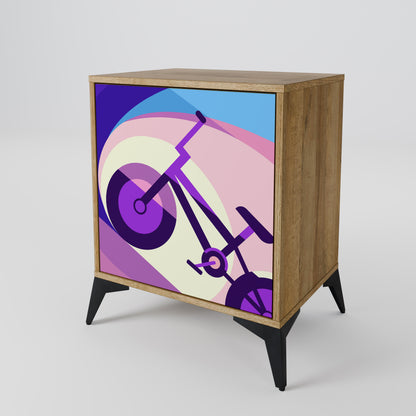 BIKE DREAMS 1-Door Sideboard in Oak Effect