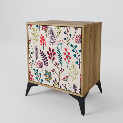 AUTUMN SUNDRIES 1-Door Sideboard in Oak Effect