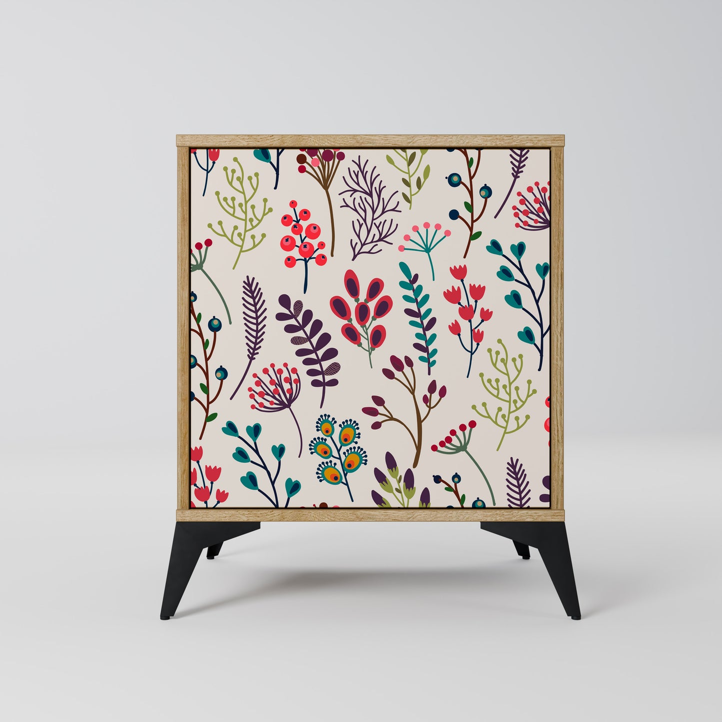 AUTUMN SUNDRIES 1-Door Sideboard in Oak Effect