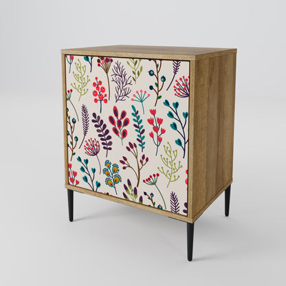 AUTUMN SUNDRIES 1-Door Sideboard in Oak Effect
