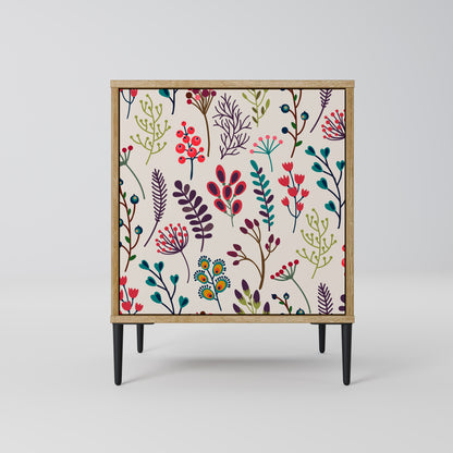 AUTUMN SUNDRIES 1-Door Sideboard in Oak Effect