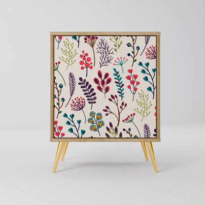 AUTUMN SUNDRIES 1-Door Sideboard in Oak Effect