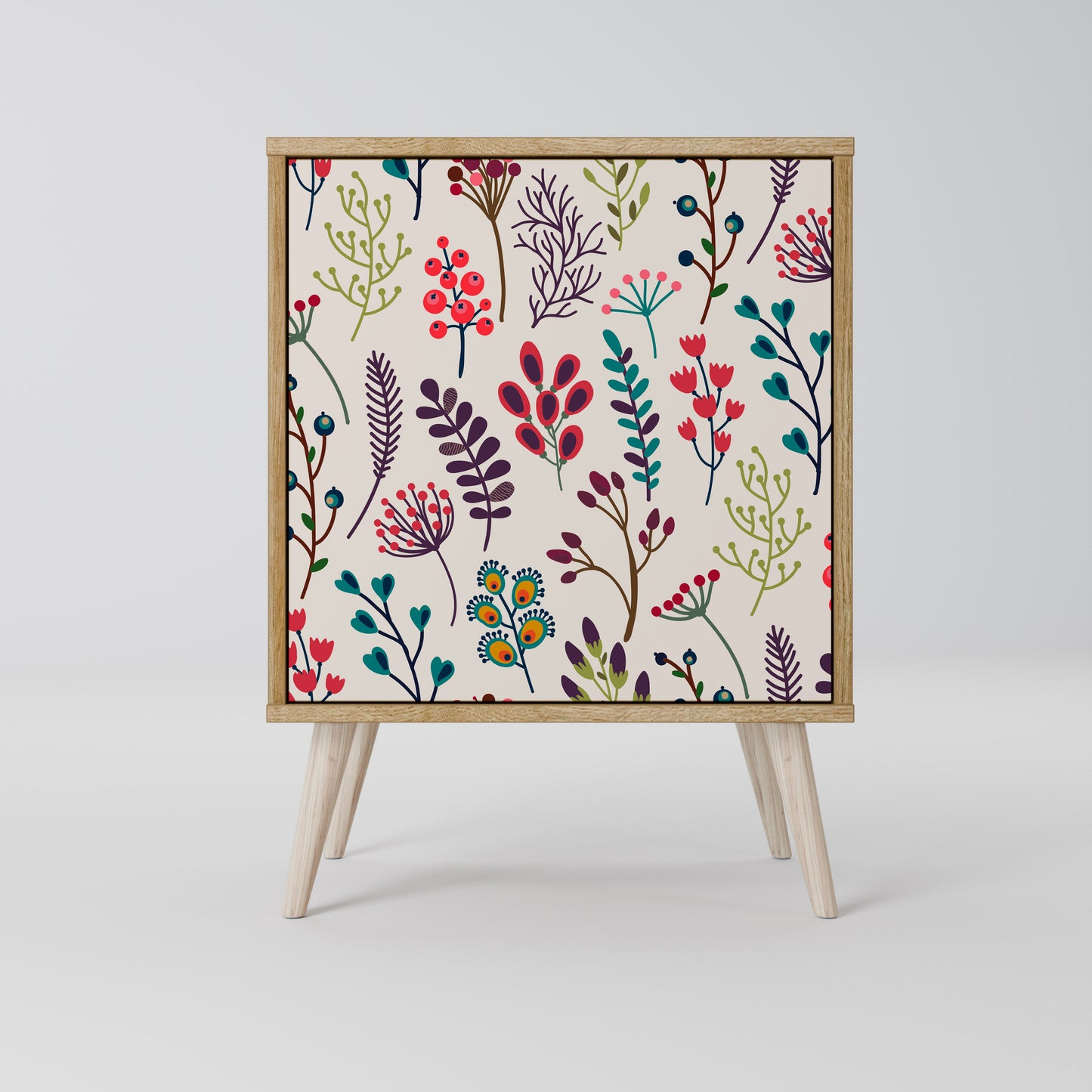 AUTUMN SUNDRIES 1-Door Sideboard in Oak Effect