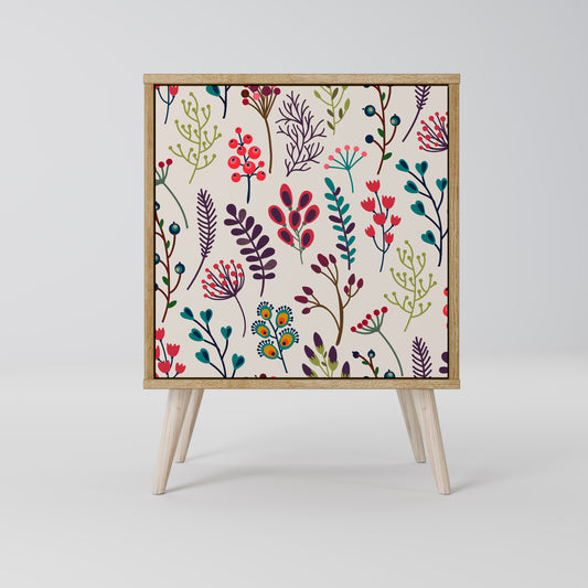 AUTUMN SUNDRIES 1-Door Sideboard in Oak Effect