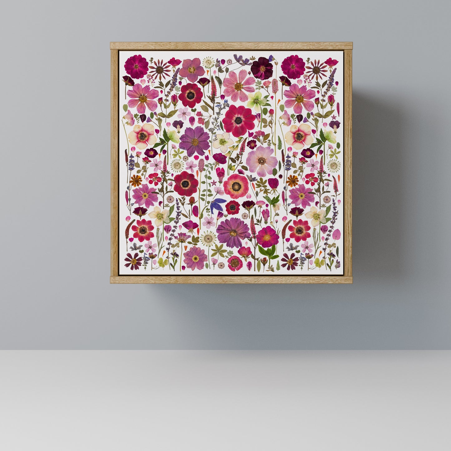 PETAL GARDEN 1-Door Sideboard in Oak Effect