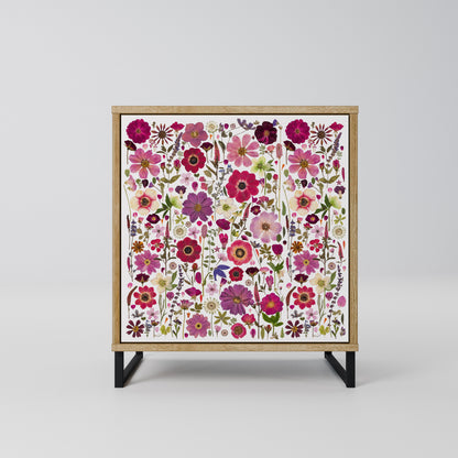 PETAL GARDEN 1-Door Sideboard in Oak Effect
