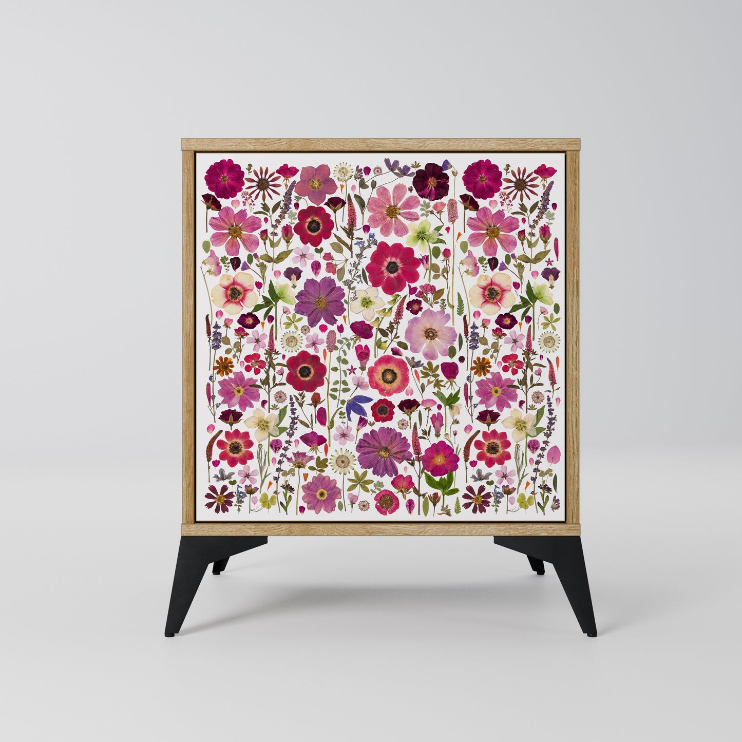 PETAL GARDEN 1-Door Sideboard in Oak Effect