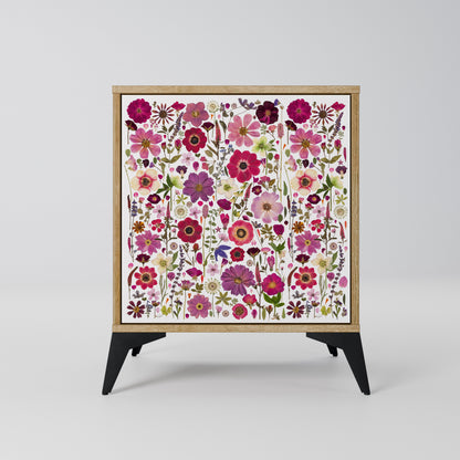 PETAL GARDEN 1-Door Sideboard in Oak Effect