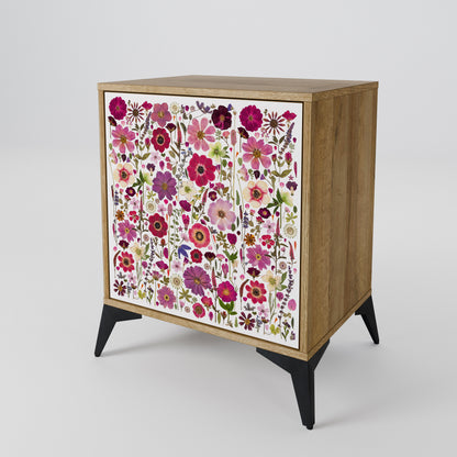 PETAL GARDEN 1-Door Sideboard in Oak Effect