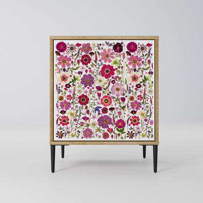 PETAL GARDEN 1-Door Sideboard in Oak Effect
