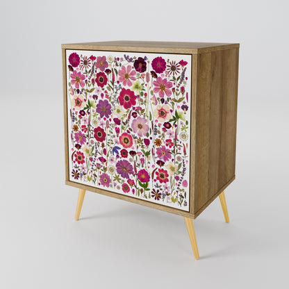 PETAL GARDEN 1-Door Sideboard in Oak Effect