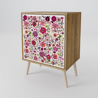 PETAL GARDEN 1-Door Sideboard in Oak Effect