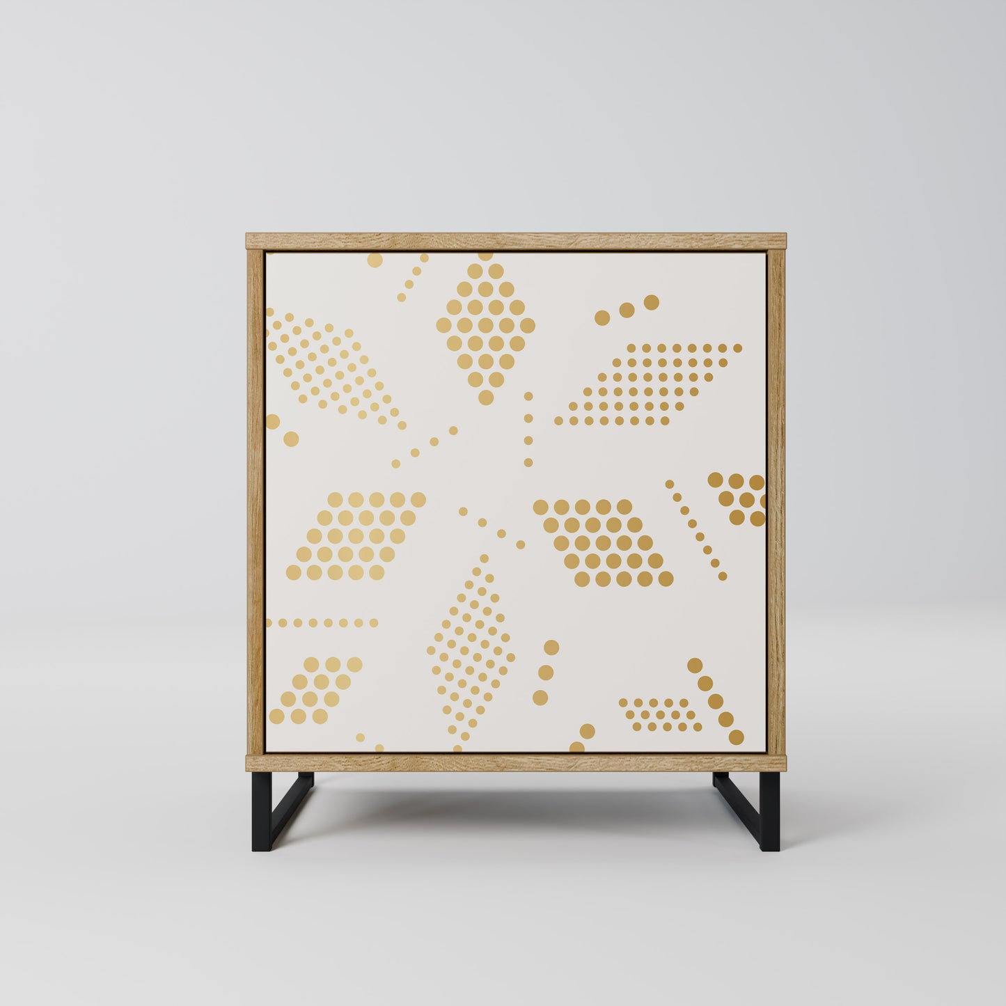 SPOTTED DAZE 1-Door Sideboard in Oak Effect