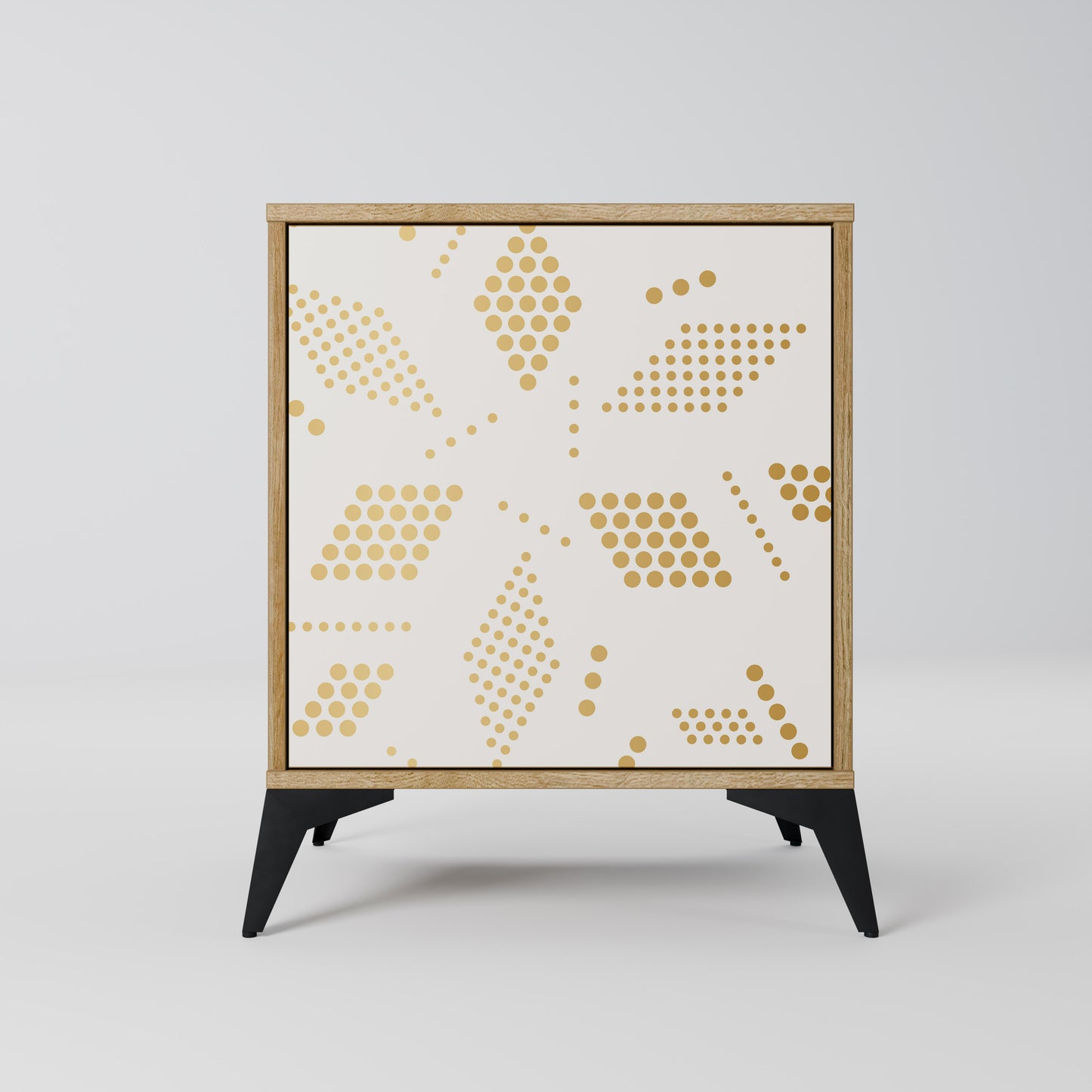 SPOTTED DAZE 1-Door Sideboard in Oak Effect