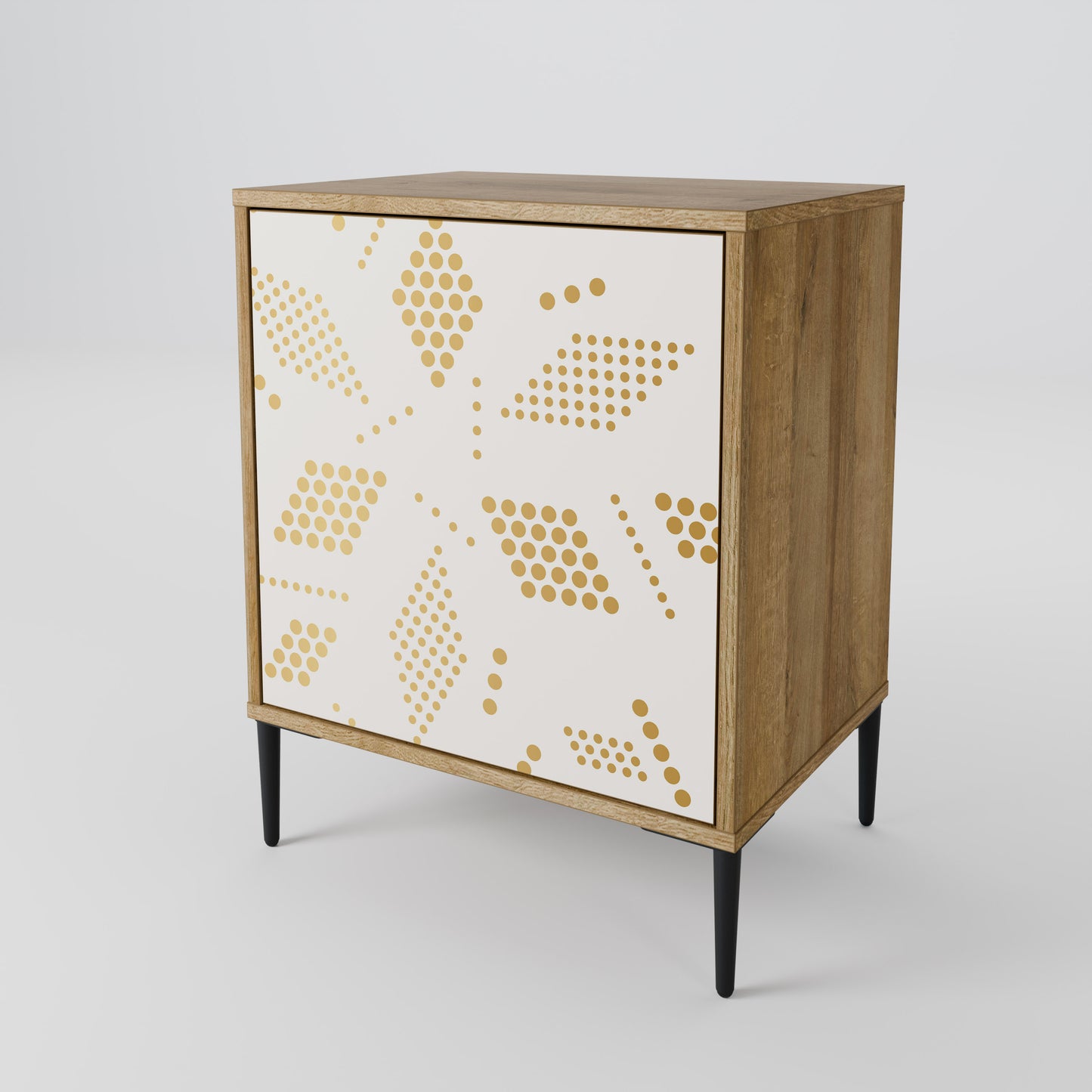 SPOTTED DAZE 1-Door Sideboard in Oak Effect
