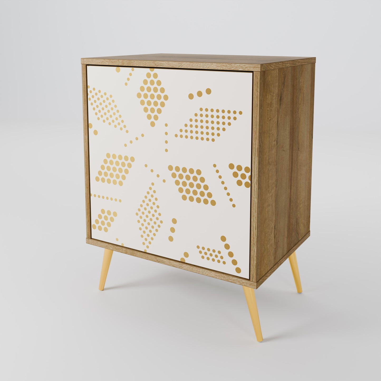 SPOTTED DAZE 1-Door Sideboard in Oak Effect