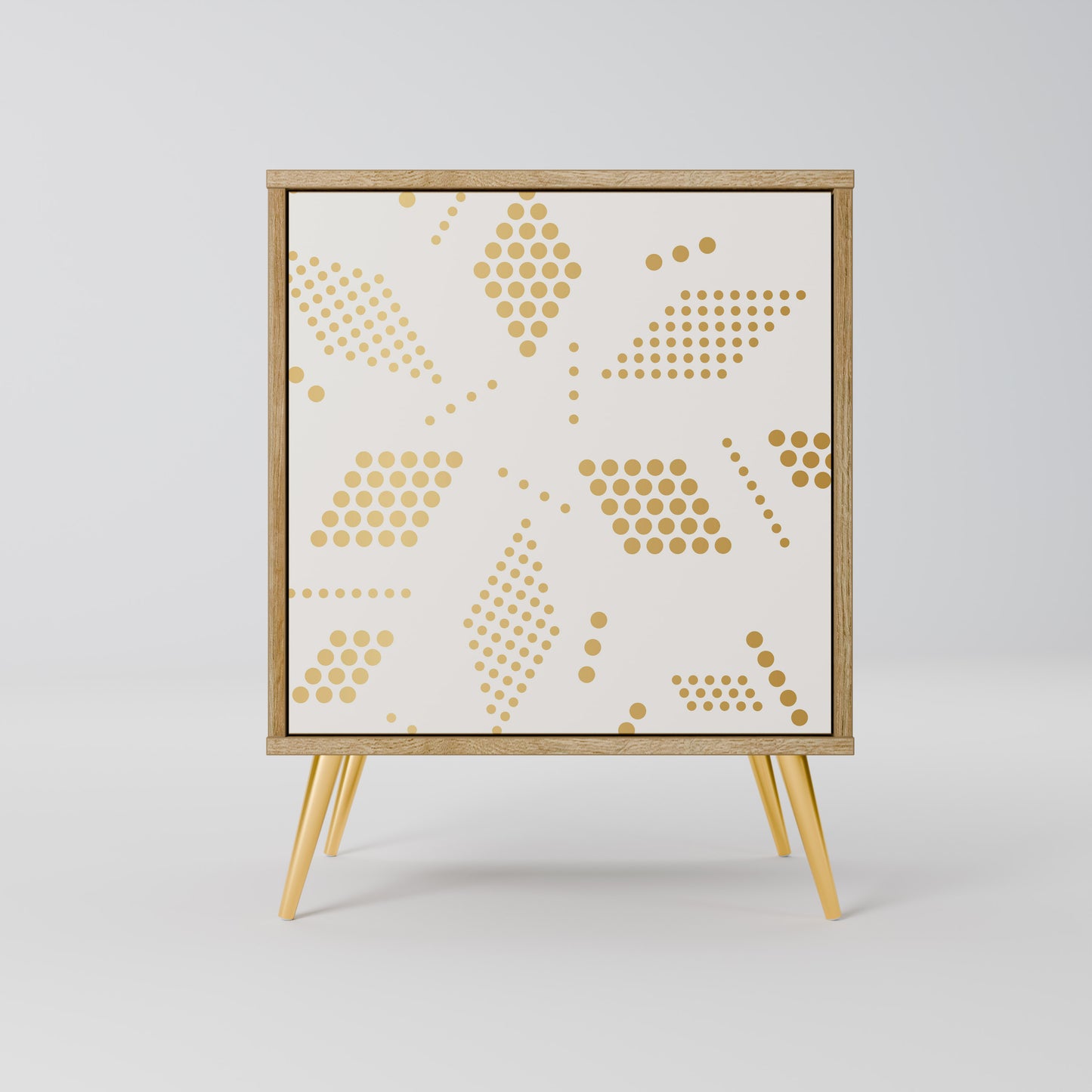 SPOTTED DAZE 1-Door Sideboard in Oak Effect