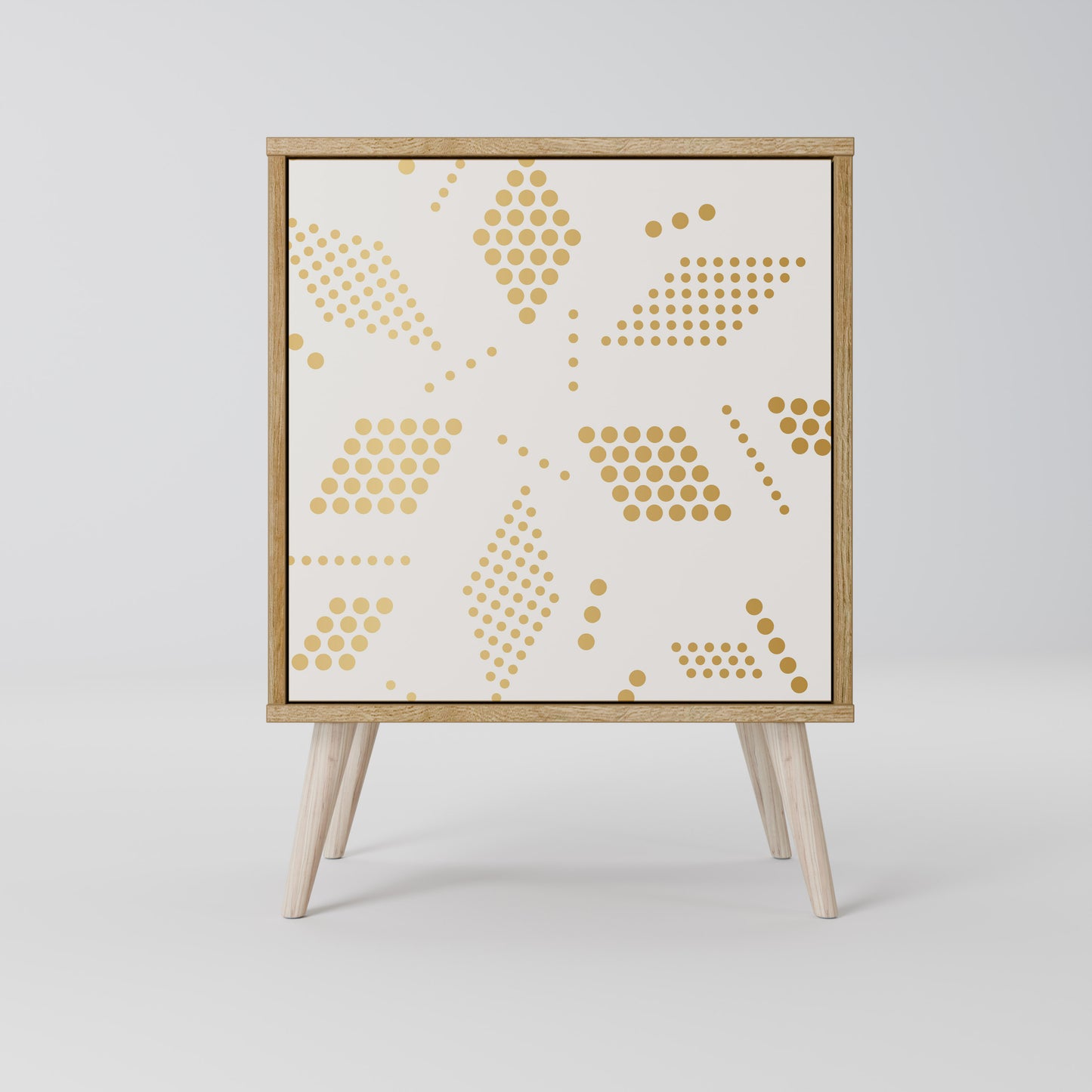 SPOTTED DAZE 1-Door Sideboard in Oak Effect