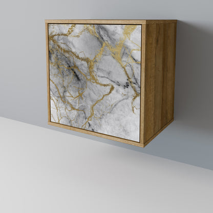 TIMELESS GLIDE Madia a 1 anta effetto rovere