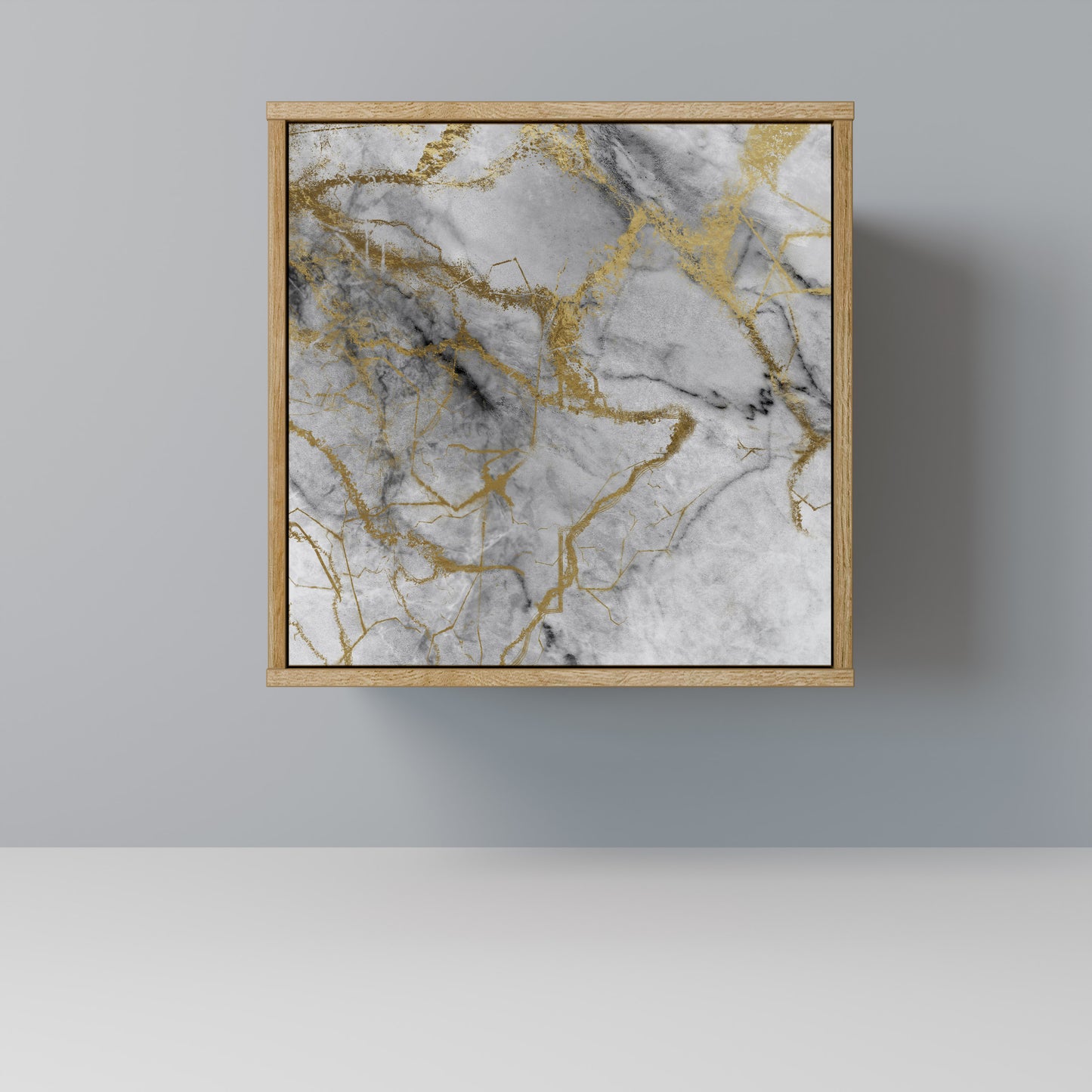 TIMELESS GLIDE Madia a 1 anta effetto rovere