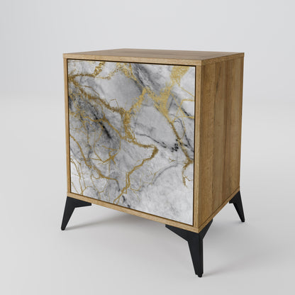 TIMELESS GLIDE 1-Door Sideboard in Oak Effect